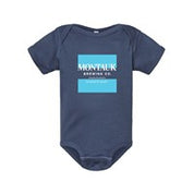 Infant Summer Baby Onesie - Navy Blue