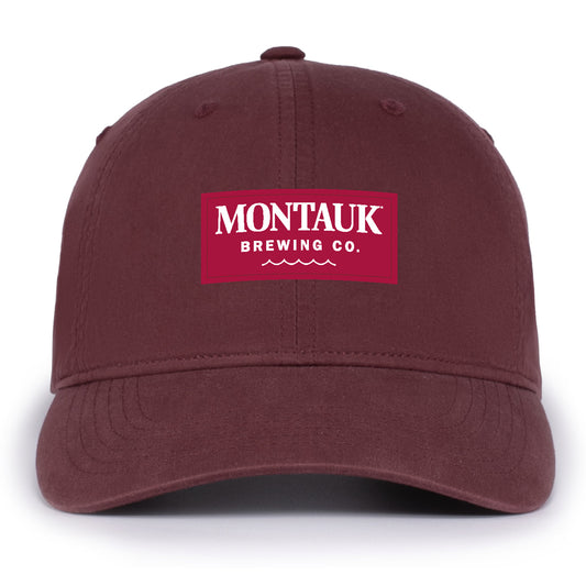 Montauk Dad Hat - Maroon