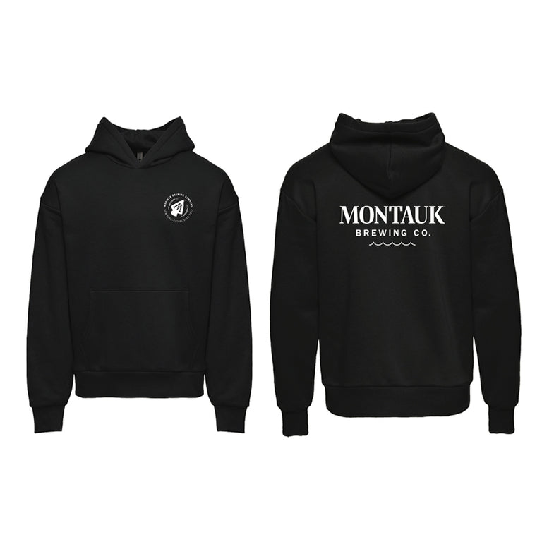 Montauk Logo Hoodie Black