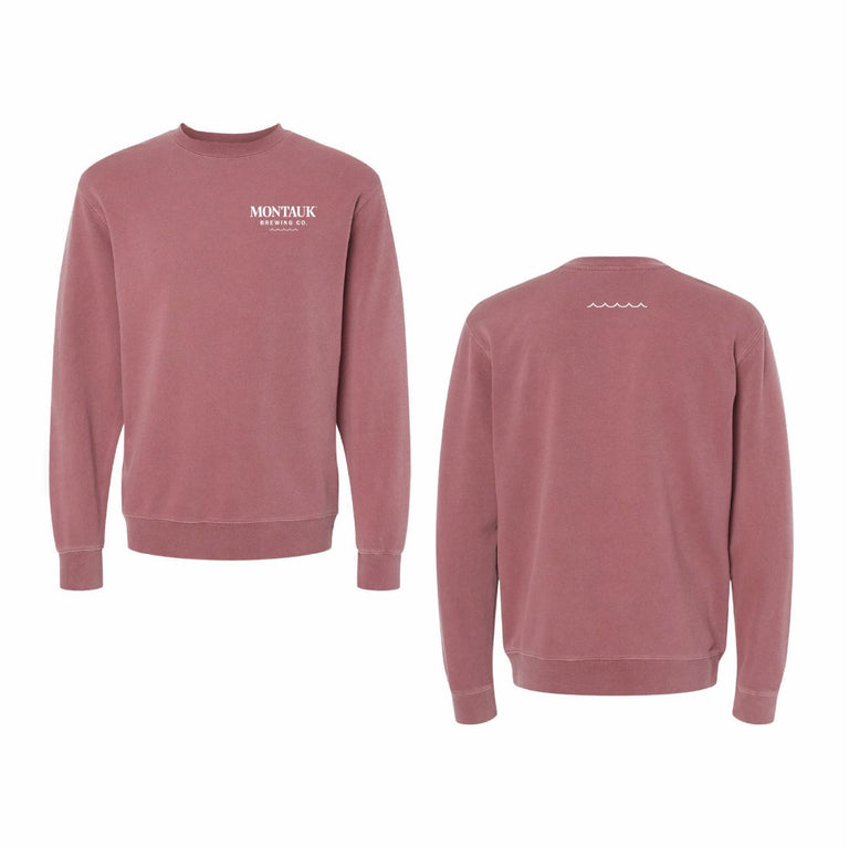 Montauk Vintage Crewneck - Maroon