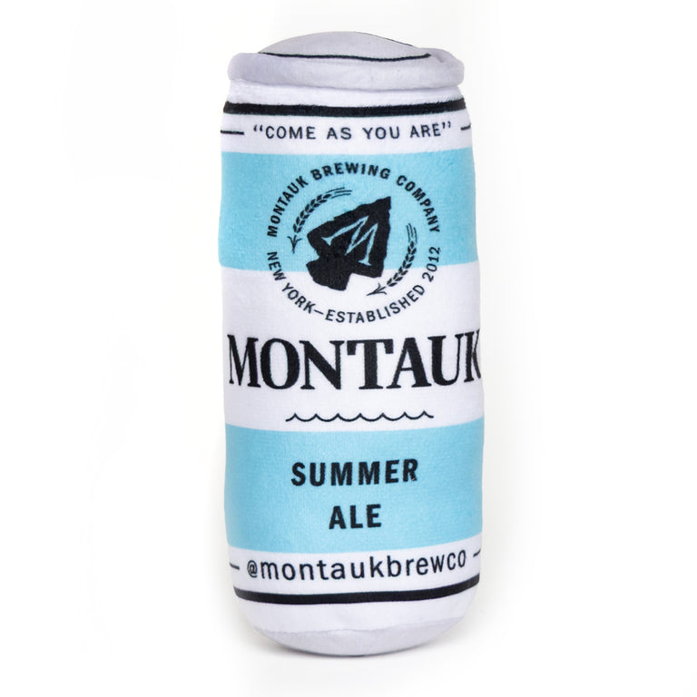Montauk Summer Ale Beer Can Dog Toy