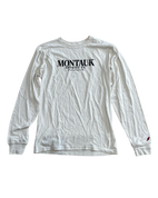 Montauk Brewing Co long sleeve tshirt cream