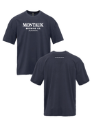 Montauk Brewing Co Heavyweight Tee Harbor Blue