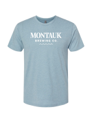 Montauk Brewing Co Classic Crewneck Tee Vintage Stonewash Blue