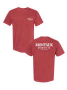 Montauk Brewing Co Pocket Tee Chili