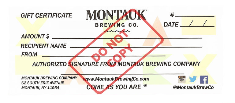 Physical Gift Certificate